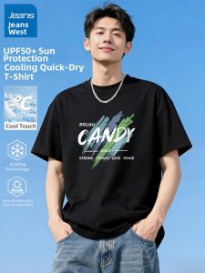 Jeanswest | Black Ice Silk Quick Dry Shortsleeve T-Shirt