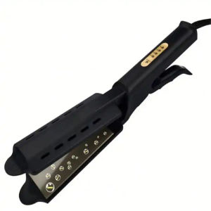 Professional Steam Hair Straightener Ceramic Coated Portable Salon Women Fast Styling Flat Iron Hair Tool