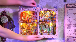 Tonecheer DIY Story Frame Magic College Puzzles (TQ457) DIY Miniature Dollhouse