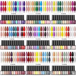 Bộ Sơn Móng Tay Gel GAVY 12 Màu Thời Trang Theo Mùa Dùng Tại Nhà Hoặc Tại Salon. Thành Phần: ACRYLATES/CARBAMATE COPOLYMER