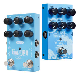 M-VAVE | Bàn Đạp Guitar Đa Hiệu Ứng M-VAVE GALAXIA Bộ Xử Lý Hiệu Ứng Di Động Bằng Hợp Kim Tích Hợp Mô Phỏng Amply Looper Sạc Lại Được Reverb Stereo