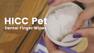 【BEST SELLING】HICC PET Pet Dental Finger Wipes Remove Bad Breath Gentle & Plaque & Tartar Buildup Finger Toothbrush Wipes for Cat & Dog 50pcs