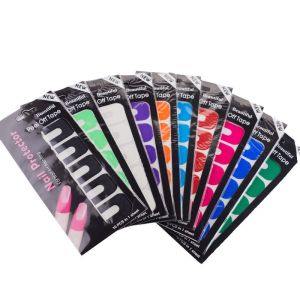 50pcs U-Shaped NAIL Protector สติกเกอร์เล็บแบบใช้แล้วทิ้ง Anti-Overflow สติกเกอร์เล็บสําหรับเจลนิ้วมือ