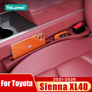 For Toyota Sienna XL40 Hybrid 2021 2022 2023 2024 2025 2026 2PCS Universal Car Seat Leak Proof Strips Gap Side Seam Filler