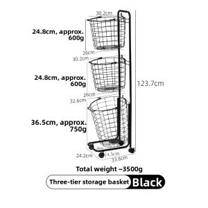 YSINGHOME | Rollable Luxury Storage Basket