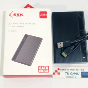 Box ổ cứng 2.5 chuẩn Sata kết nối USB 3.0 / Hiệu SSK chính hãng