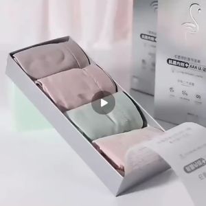 Strawberry.thai กางเกงใน เซต เก็บพุงรุ่นกระชับหน้า 4 ชิ้น