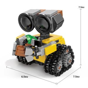 Hot mini Wall-E Building Block ชุด MOC Idea ทางเทคนิคภาพยนตร์คลาสสิกรุ่น Building Block Assembly ของเล่นเด็กของขวัญ
