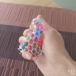 5Pcs Mesh Squish Ball Squeeze Ball Release Stress Funny Anti-Stress Squishy Grape Relief Ball Randomly Mesh Small Squishy Balls Stress Reliever Lootbag Filler / Paninda