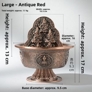 Yellow Dzambhala Home Decor Figurine Copper