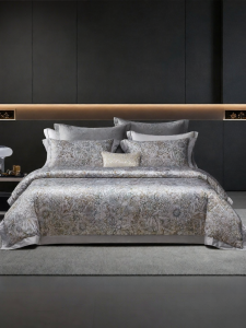 Boyang Home Textile | Egyptian Cotton Silk Luxury Comfort Bedding 4-Piece Set 100 Yarn Count