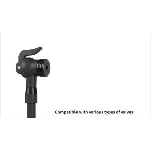 Qiudanow Universal Bike Pump Nozzle Adapter & Extension Hose for Clik Presta Schrader Dunlop Valves Bike Pump Tool Accessories