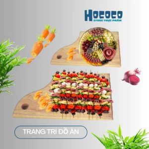 Thớt gỗ thớt gỗ decorthớt chim cánh cụt gia công tại xưởng phủ dầu an toàn thực phẩm -HCM
