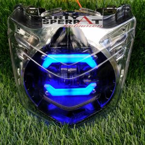REFLEKTOR LAMPU DEPAN BEAT KARBU BEAT LAMA DAYMAKER LED TAHUN GENERASI PERTAMA