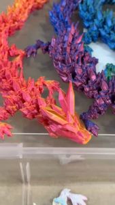 (45/60/90cm) Mô Hình Rồng In 3D Loại Lớn Dạ Quang Đồ Chơi Trang Trí Decor Quà tặng sinh nhật cho trẻ em