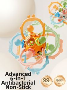 XIDIQI | Biteable Silicone Teething Toy Rattle