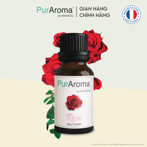 (Chai Lớn) Tinh dầu HOA HỒNG nguyên chất PurAroma by IMMORTEL - Chính hãng Pháp