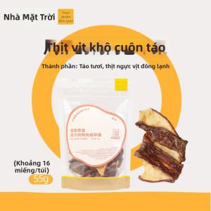 TAIYANGJIA | Bánh Quẩy Vị Vịt và Lơri Thưởng Cho chó Nhỏ Trung Bình Lớn Huấn Luyện Tương Tác