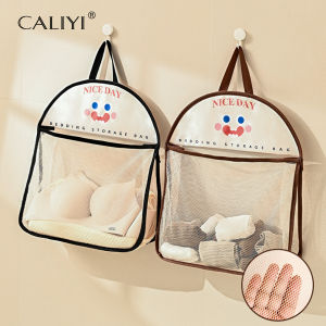 Bathroom Organizer Bag Laundry Basket Wall Hanging for Underwear Socks Clothes Clothes Kitchen Mesh Storage Bag Household Tools