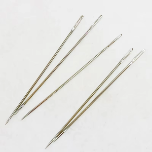 42Pcs/Box Large Eye Needle 7 Sizes Large Hole Hand Sewing Needle Threader For Handsewing Art Crafts