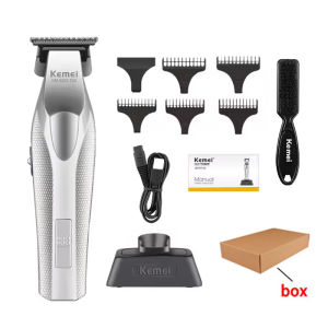 Kemei | Kemei Hair Trimmer Professional Hair Clipper Electric Haircut Machine Rechargeable Hair Clipper 0MM Trimmer for Men KM-3023-702