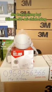 Mặt nạ chống bụi Silicone Strong ST-AG Kèm Kính chống mờ hơiKhẩu trang chống bụi mịn nhà máy xưởng gỗ công trường