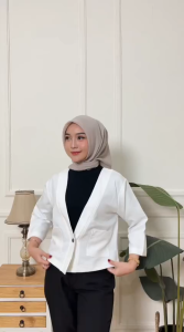TERBARU Blazer Crop Top Cardigan Wanita Terbaru Korean Style