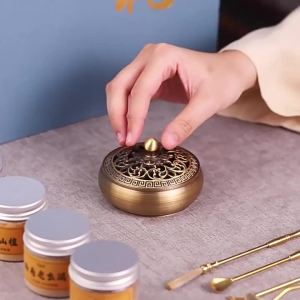 FUSHENGTANG | Bộ Dụng Cụ Làm Hương Với Đũa Xẻng Cuốc Và Bàn Ép