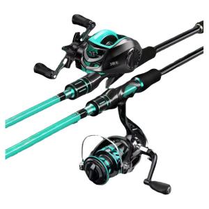 kastiza | Carbon Fiber Telescopic Rod for Beginners Spinning Reel