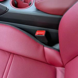 2Pcs Car Seat Gap Filler Odorless Seat Belt Buckle Protector Flexible Seat Side Gap Filling Strip Universal Auto Drop Blocker