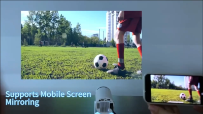 FEINODI 1080p 4K Bluetooth Projector
