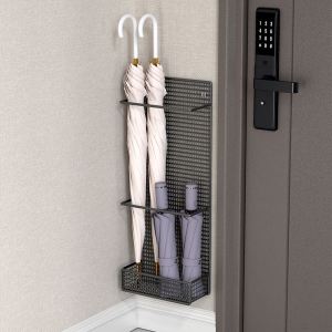 ZHENG FU | Wall Mounted No Drill Umbrella Organizer