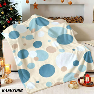 Beast Kingdom | Pastel Bubbles Winter Summer Flannel Blanket Throw Fleece Soft Fuzzy Plush Cozy Fleece Blankets for Sofa Ideal Gifts