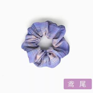 Phụ Kiện Tóc Lưới Tím Hình Ruột Già Dây Buộc Tóc Thun Kiểu Hàn Quốc Dây Buộc Tóc Đơn Giản Dành Cho Người Lớn