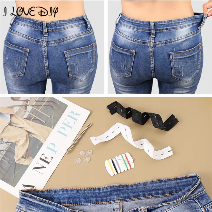 Elastic Pants Waist Tightening Jeans Waist Big Change to Small