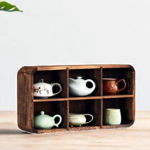 Teaware Display and Storage Rack Wooden