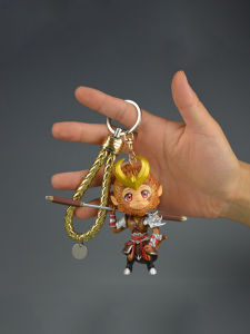 Honorable Monkey King Keychain Creative Gift Cartoon Series Plastic Material 100g Weight Honor And Glory Themed Pendant