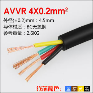National Standard Avvr2 Core 3 Core 4 Core 5 Core 6 Core 7 Core 0.12 0.2 0.3 0.5 Square Control Signal Power Cord