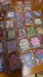 Bandai | Nam Châm Tủ Lạnh Pokémon Dễ Thương Mơ Mộng Sticker Trang Trí Acrylic Dành Cho Người Sưu Tầm Ý Tưởng Quà Tặng Phụ Kiện Anime Dành Cho Bạn Bè