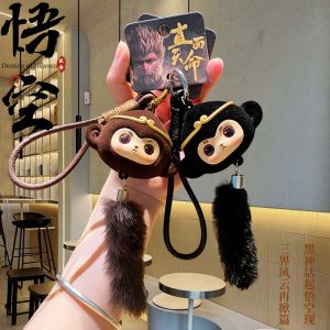 Creative Monkey King Keychain Car Decoration Home Decor School Bag Ornament Versatile Hanging Pendant for Car Home And Bag