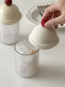 CHIGUASHAONV | Creamy Colored High-Aesthetics Creative Toothpick and Floss Holder