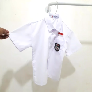Baju SD Lengan Pendek Anak Laki-Laki & Perempuan Bahan Oxport