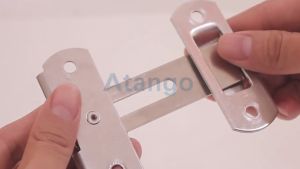 AtangoStore Stainless Steel Door Latch Lock For Wood Door & Anti-Theft Window & Bathroom (4/6/8\")