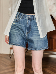 KUHNMARVIN | Quần Short Jeans Rách Phong Cách Sommer