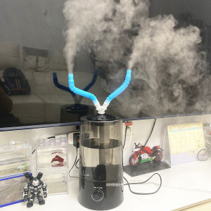 Dual-Spray Wet Air Humidifier with Pipe Orchid Moss Reptile Large Fogging Maintenance Anti-Static for Green Plants Home Use