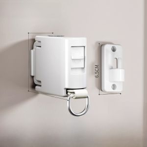 Invisible Expandable Clothesline Indoor No Drilling Bathroom Balcony Outdoor Drying Clothes Hanger ABS TPU Material Load Bearing