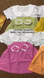 Bayi - 3 Tahun | Dress Seo Yoon Korea Style / Dres Anak Perempuan Style Koreaan Dres Kualitas Import Gaun Pesta Anak Perempuan Kiosbalitafawa
