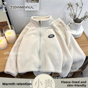 JIFANPAUL | Soft and Warm Winter Childrens Set with Hooded Sweater and Pants