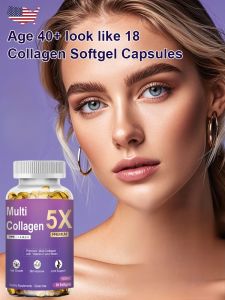 [Over 40 looks like 18] Collagen soft capsules💖 Whitening and anti-chloasma Anti-aging soft capsul