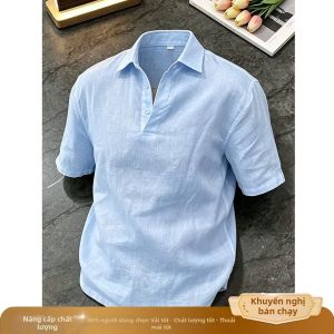 OUMULONG | Áo Thun Polo Cổ Ngắn Thời Trang Thoáng Khí Chống Ẩu Nhanh
